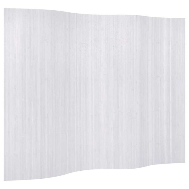 Cloison de séparation Bambou Blanc 250 x 165 cm
