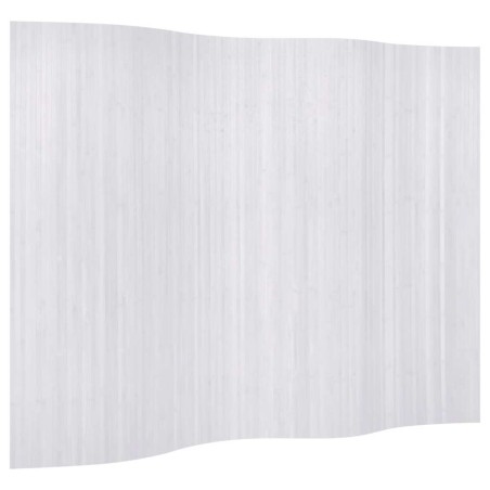 Cloison de séparation Bambou Blanc 250 x 165 cm