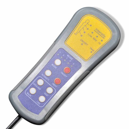 Fauteuil de massage Noir Similicuir