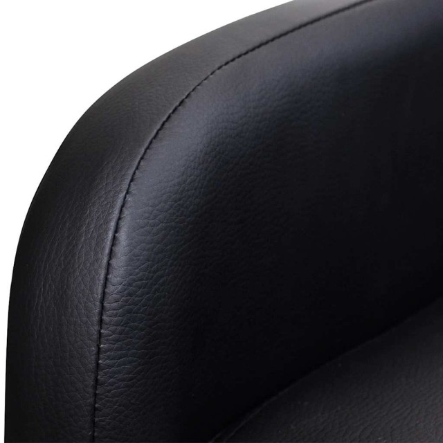 Fauteuil de massage Noir Similicuir