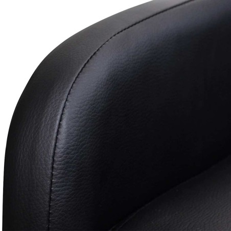 Fauteuil de massage Noir Similicuir
