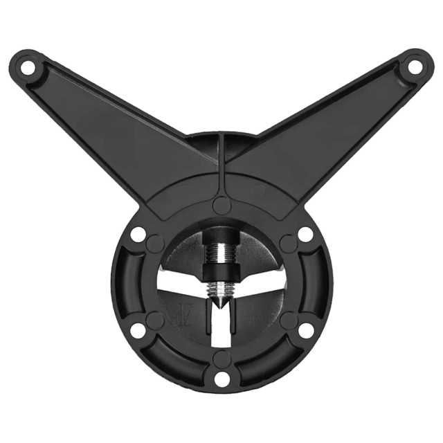 4 pieds de table réglables en hauteur 710 mm Noir