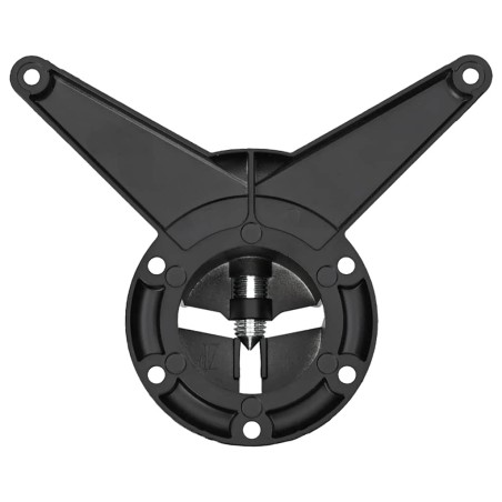 4 pieds de table réglables en hauteur Noir 1100 mm