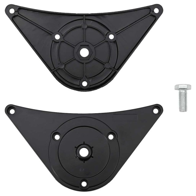 4 pieds de table réglables en hauteur 710 mm Noir