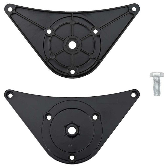 4 pieds de table réglables en hauteur Noir 1100 mm