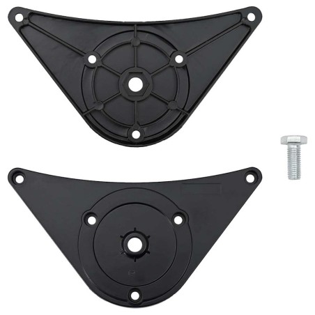 4 pieds de table réglables en hauteur Noir 1100 mm