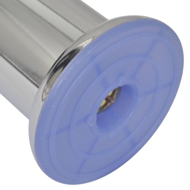 Pieds ronds de canapé 4 pcs Chrome 60 mm