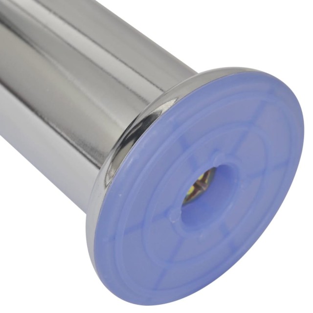 4 pcs Pieds ronds de canapé Chrome 180 mm