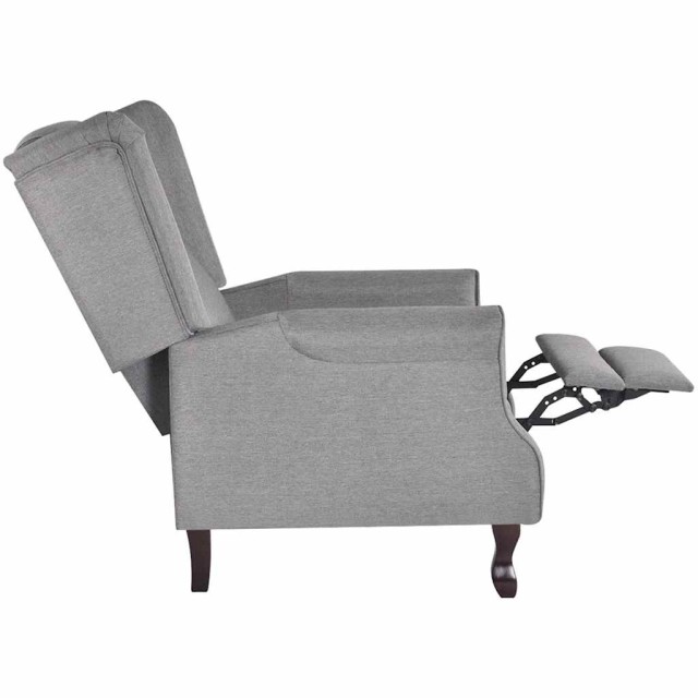 Fauteuil gris tissu