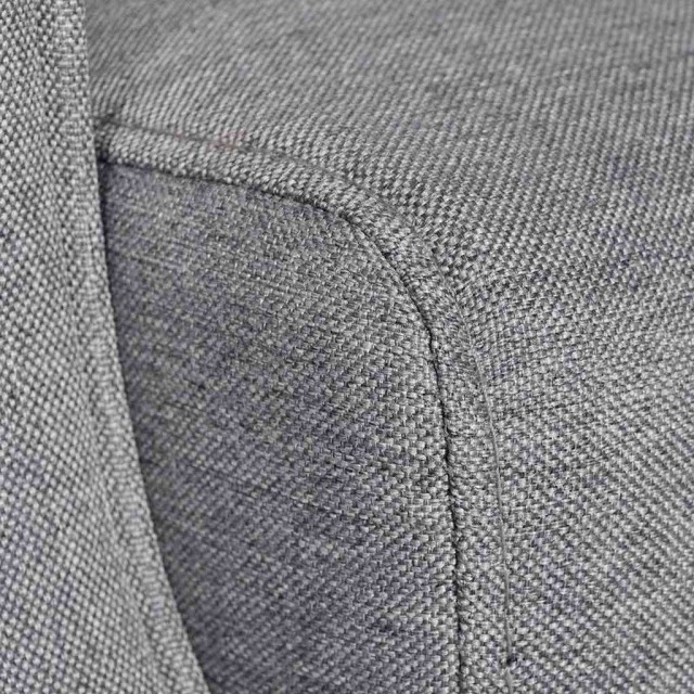 Fauteuil gris tissu
