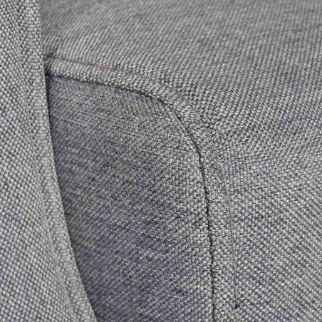 Fauteuil gris tissu