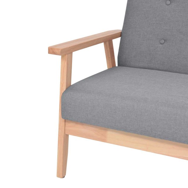 Fauteuil gris foncé tissu