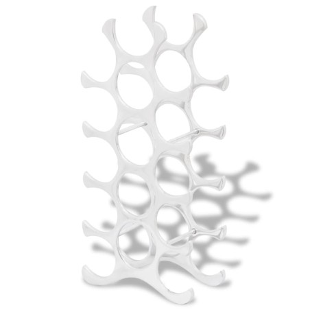 Casier à bouteilles pour 15 bouteilles Argenté Aluminium