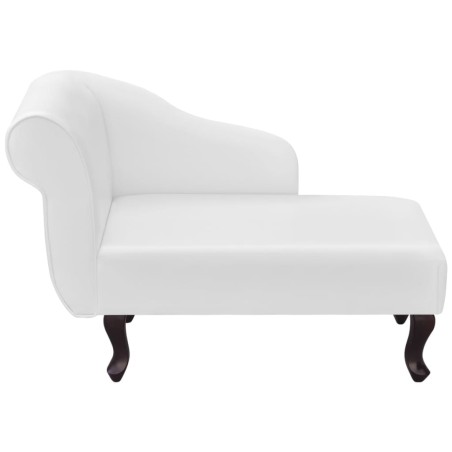 Chaise longue Blanc Similicuir