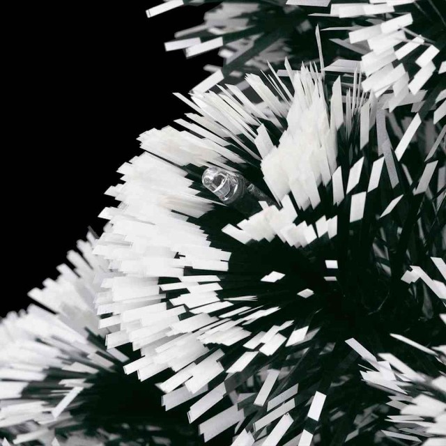 Arbre de Noël pré-éclairé avec support et LED 210 cm fibre optique