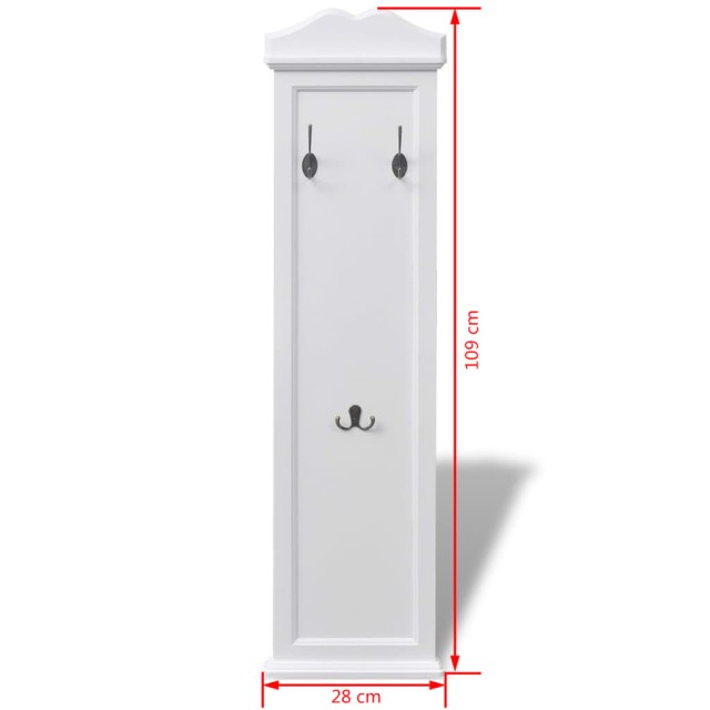 Portemanteaux 2 pcs Blanc