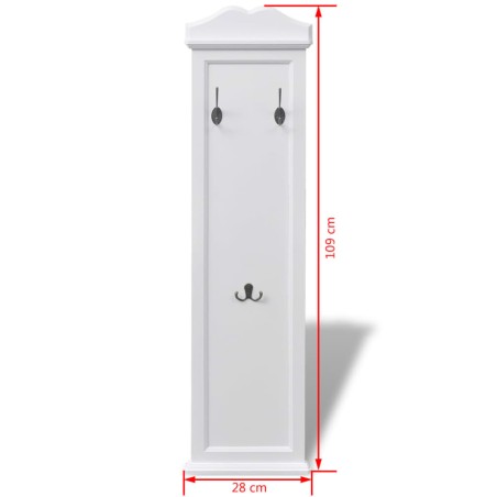 Portemanteaux 2 pcs Blanc