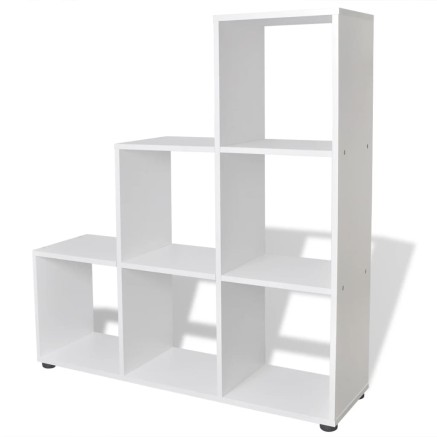 Bibliothèque/étagère 107 cm Blanc 2