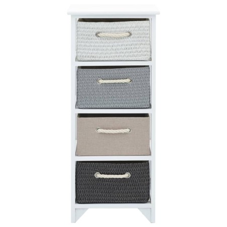 Armoire de rangement 4 tiroirs Bois