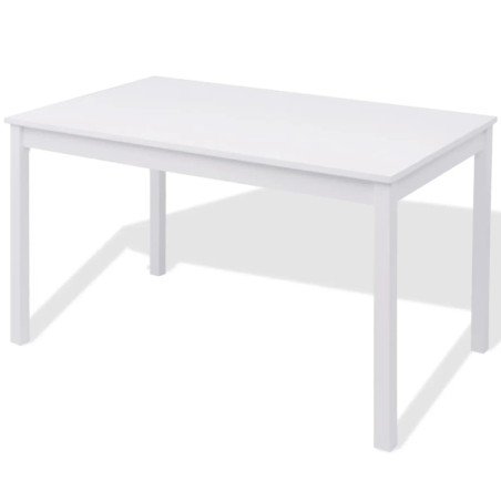 Jeu de salle à manger 7 pcs Pinède Blanc