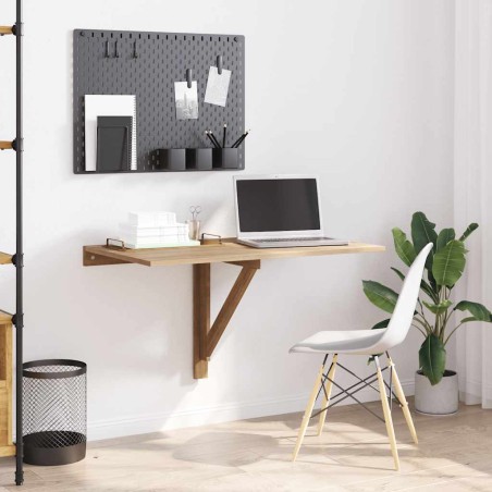 Table murale rabattable en chêne 100x60 cm