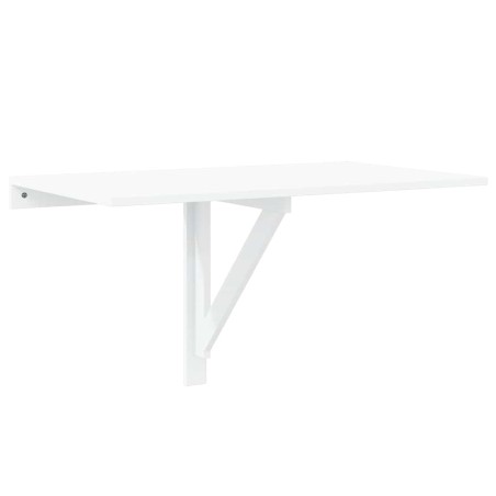Table murale rabattable Blanc 100x60 cm