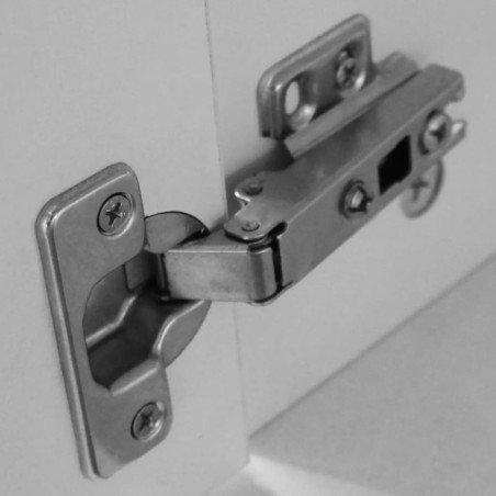 Bureau avec tiroir et placard 100x40x73 cm Blanc