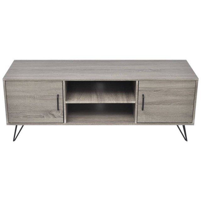 Meuble TV 120x40x45 cm Gris