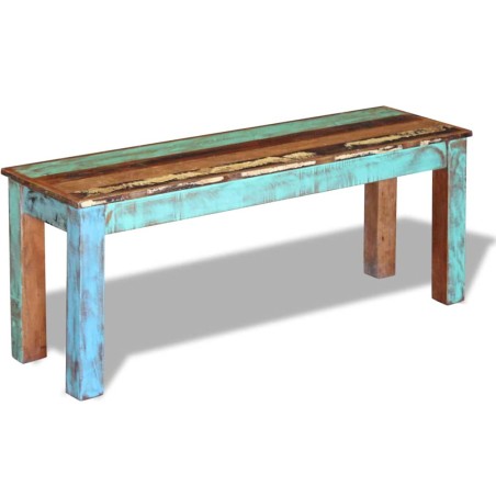 Banc 110x35x45 cm Bois de récupération massif