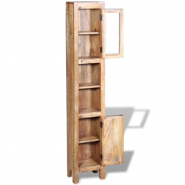 Meuble toilette+miroir et 2 armoires latérales Bois de manguier