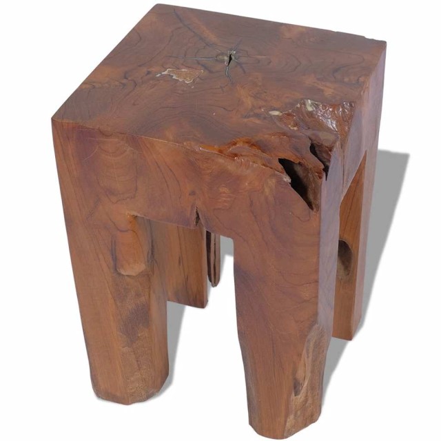Tabouret Bois de teck massif