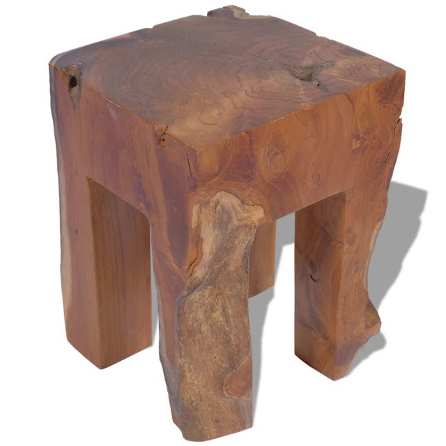 Tabouret Bois de teck massif