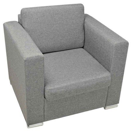 Fauteuil gris foncé tissu