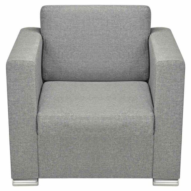 Fauteuil gris foncé tissu