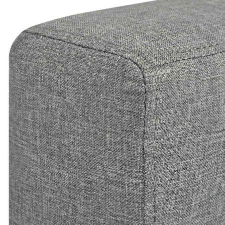 Fauteuil gris foncé tissu