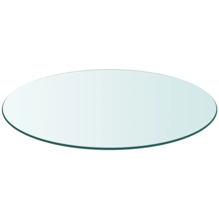 Dessus de table ronde en verre trempé 500 mm 2