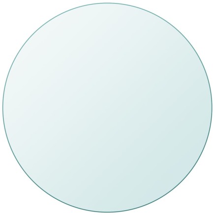 Dessus de table ronde en verre trempé 600 mm