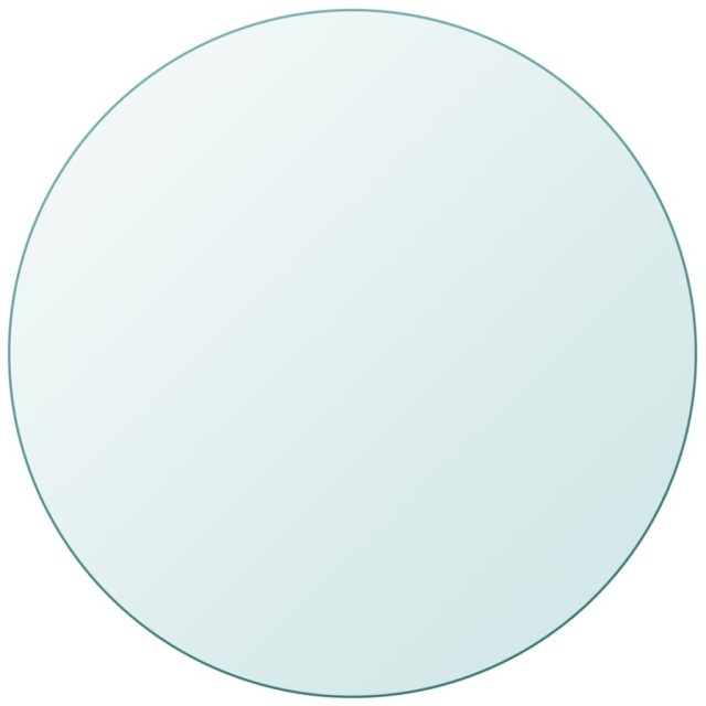 Dessus de table ronde en verre trempé 700 mm