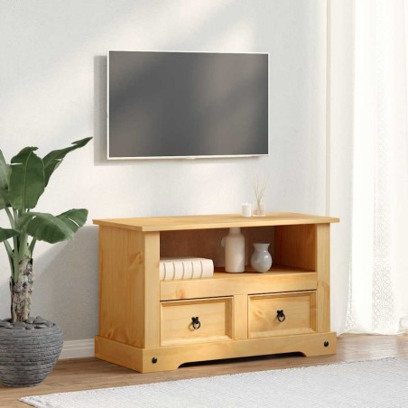 Meuble TV Gamme Corona pin mexicain 91x43x56 cm