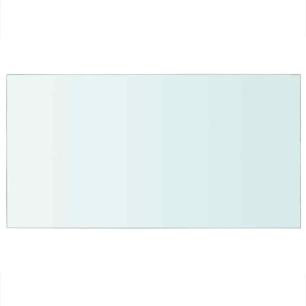 Panneau pour étagère Verre transparent 40 x 25 cm 2