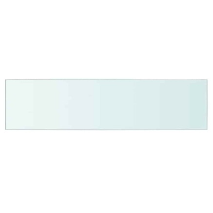 Panneau d’étagère Verre transparent 60 x 15 cm 2