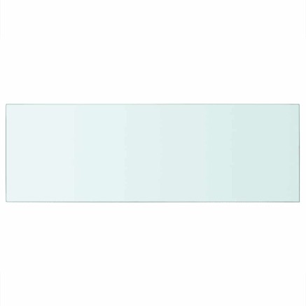 Panneau pour étagère Verre transparent 70 x 25 cm 2