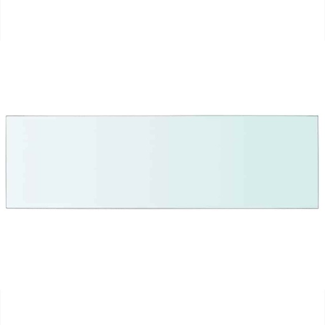 Panneau pour étagère Verre transparent 80 x 25 cm