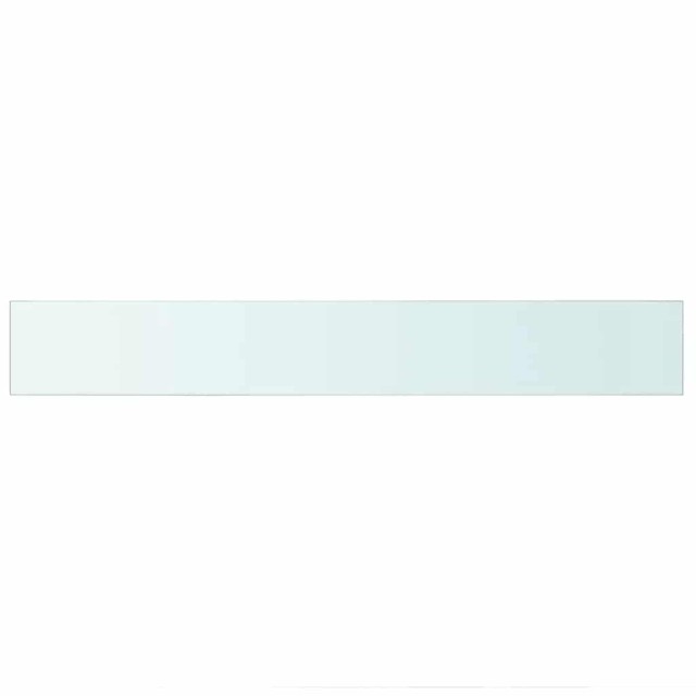 Panneau d’étagère Verre transparent 90 x 12 cm