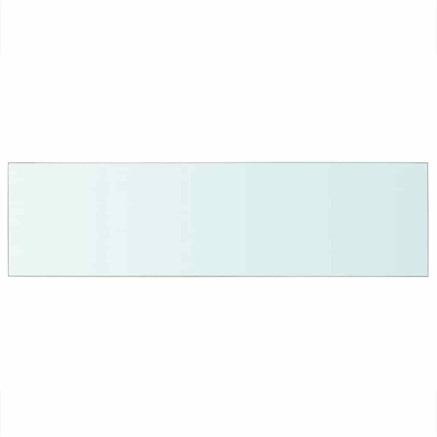 Panneau pour étagère Verre transparent 90 x 25 cm 2