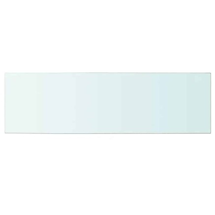 Panneau pour étagère Verre transparent 100 x 30 cm 2