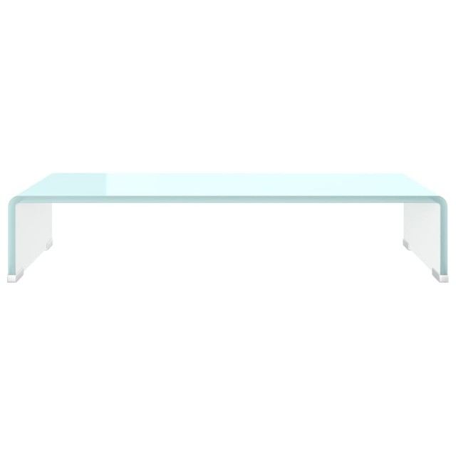 Meuble TV/Support pour moniteur 60x25x11 cm verre vert