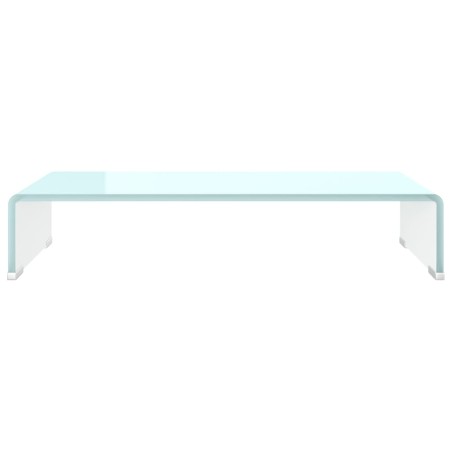 Meuble TV/Support pour moniteur 60x25x11 cm verre vert