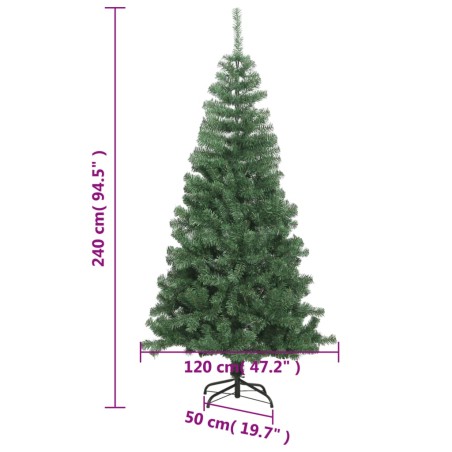 Sapin de Noël artificiel L 240 cm Vert