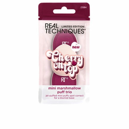 Spugnetta per il Trucco Real Techniques CHERRY ON TOP 3 Pezzi